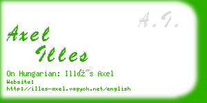 axel illes business card